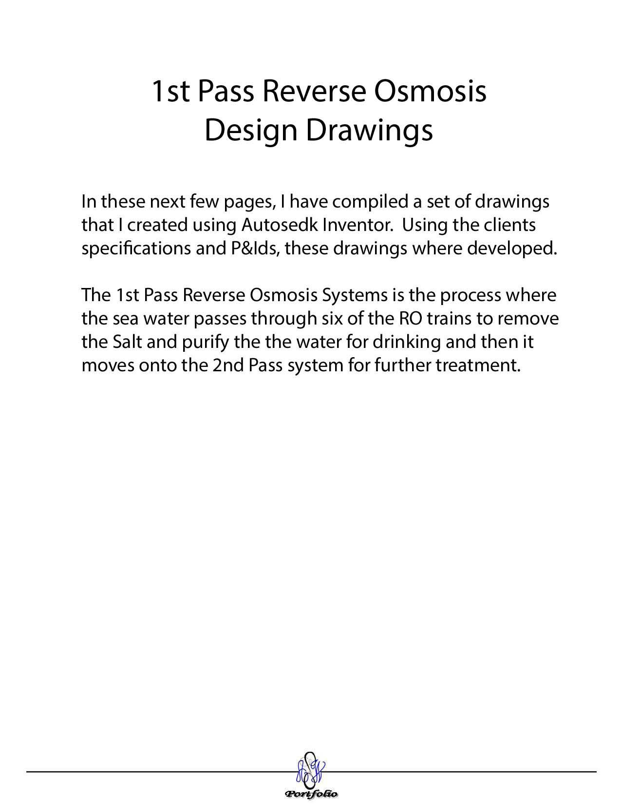 1st Pass RO Description